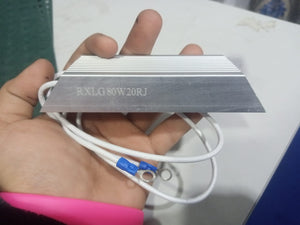 RXLG 80W 20RJ Aluminum Housed Power Resistor | Digilog.pk