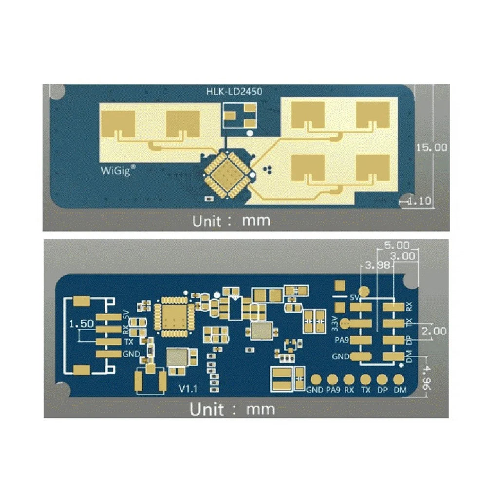Hi-link Hlk-ld2450 24ghz Radar Sensor Module With Bluetooth