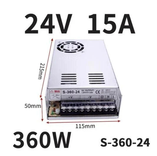 Meanwell S-360-24 V15a360w Ac To Dc Switching Power Supply