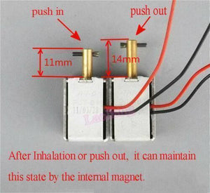 Dc 6-12v Bidirectional Self-retaining Solenoid Push Pull Electromagnet Pjt-01d