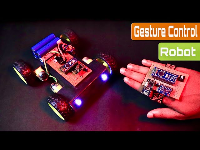 Arduino Gesture Control Robot Just Component