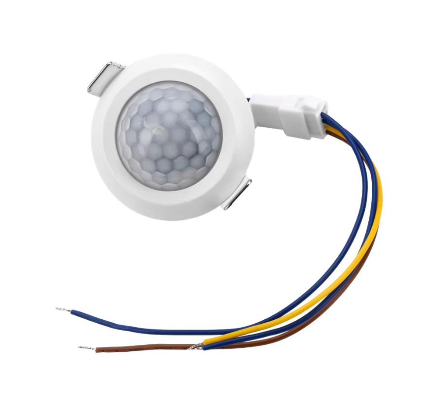 48.5mm Infrared Pir Motion Sensor Led Body Motion Sensor Adjustable Delay Ceiling Buckle Installation Automatic Sensor Light Switch