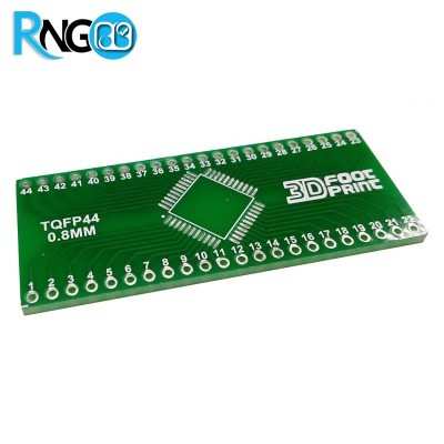 smd adapter of TQFP44 adapter board smd to dip
