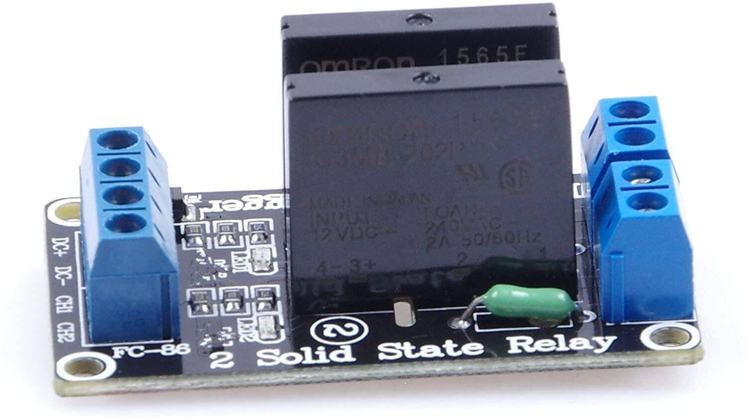 Solid State Relay Ssr Module 2 Channel For Arduino