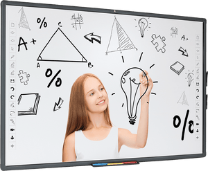 Optiview Interactive Whiteboard Touchable Display 82 Inch Size Working With Projector Opv-wb82