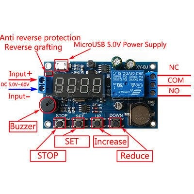 Real-time Timing Switch Relay Module Control Clock Synchronization Delay Timer Controller Board Dc 5v Buy