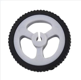 D-hole Rubber Wheel Suitable For N20 Motor D Shaft Tire Car Robot Diy