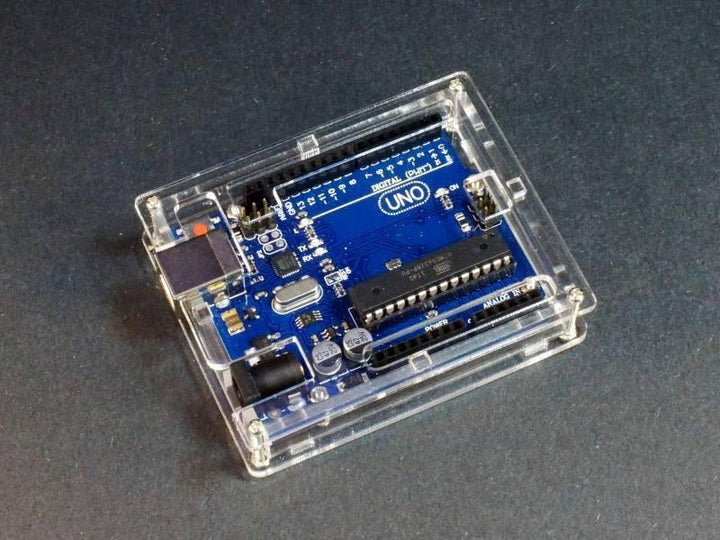Transparent Acrylic Case Shell Enclosure Gloss Box For Arduino Uno R3