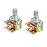 100k Dual Stereo Volume Type Variable Resistor Potentiometer