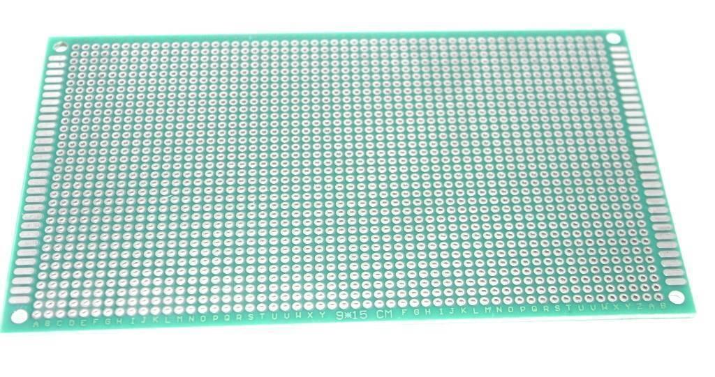 9cmx15cm Double Sided Fiberglass Pcb Veroboard/stripboard
