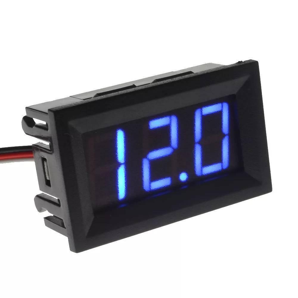 3 Wire 0-100v Red Led Digital Voltmeter Module Panel Meter