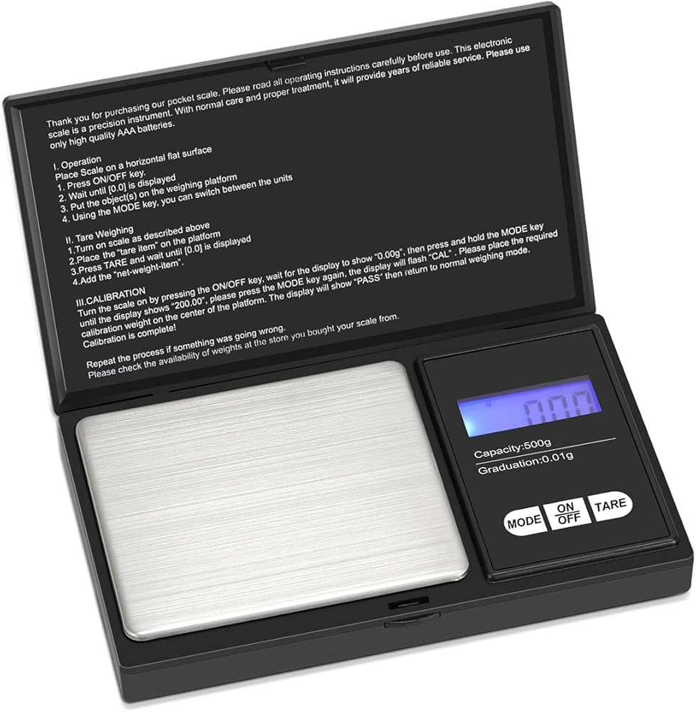 Cx258 500g 0.01g Digital Pocket Gram Scale Precision Electronics Weighing Jewelr