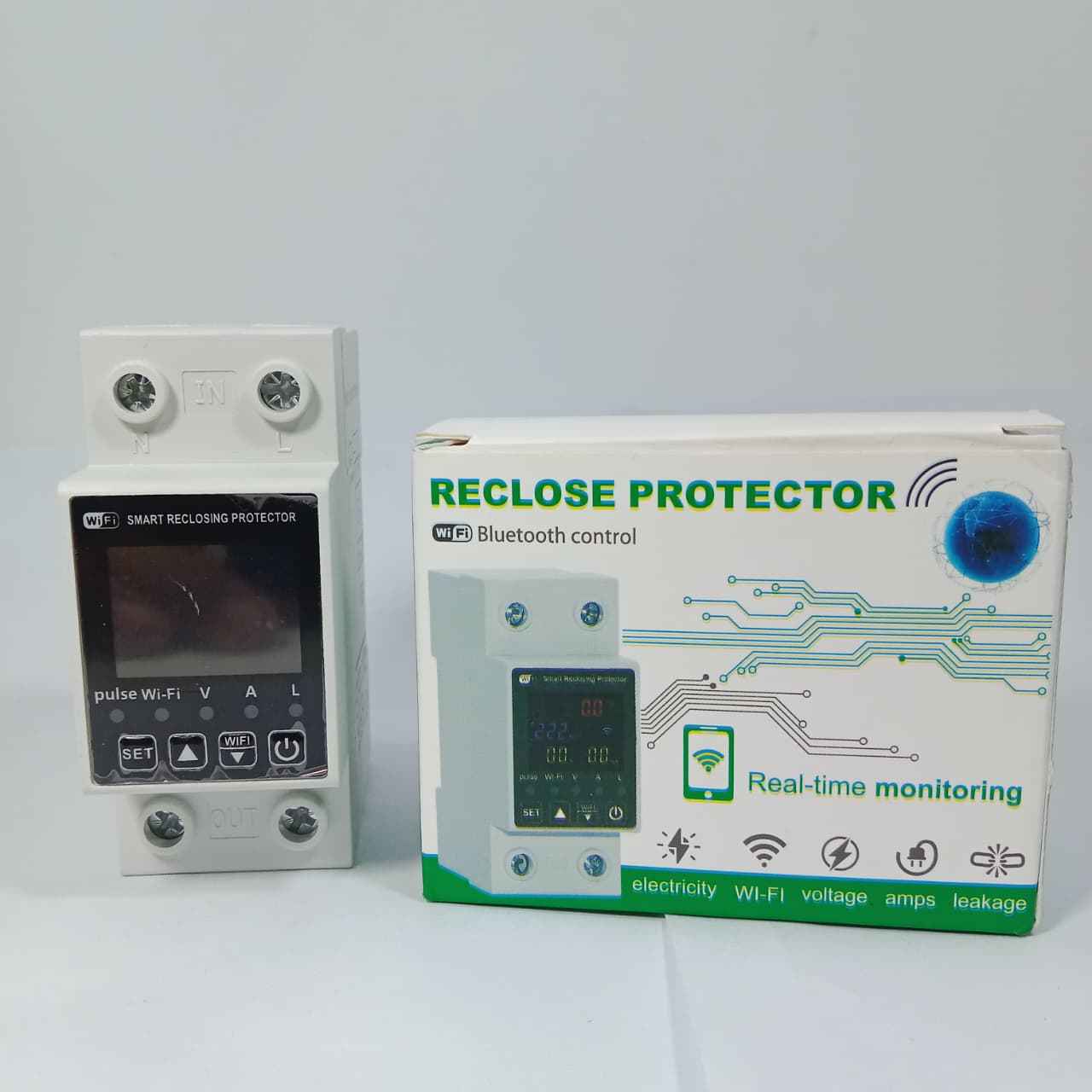 Reclose Programmable 63A WiFi Breaker Switch Smart Home Circuit Breaker 2 Pole