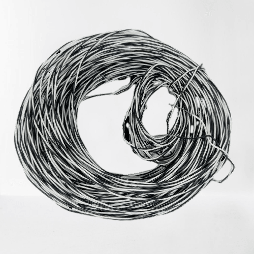 1 Meter Hard Jumper Wires Spiral Wrap Wires Cable