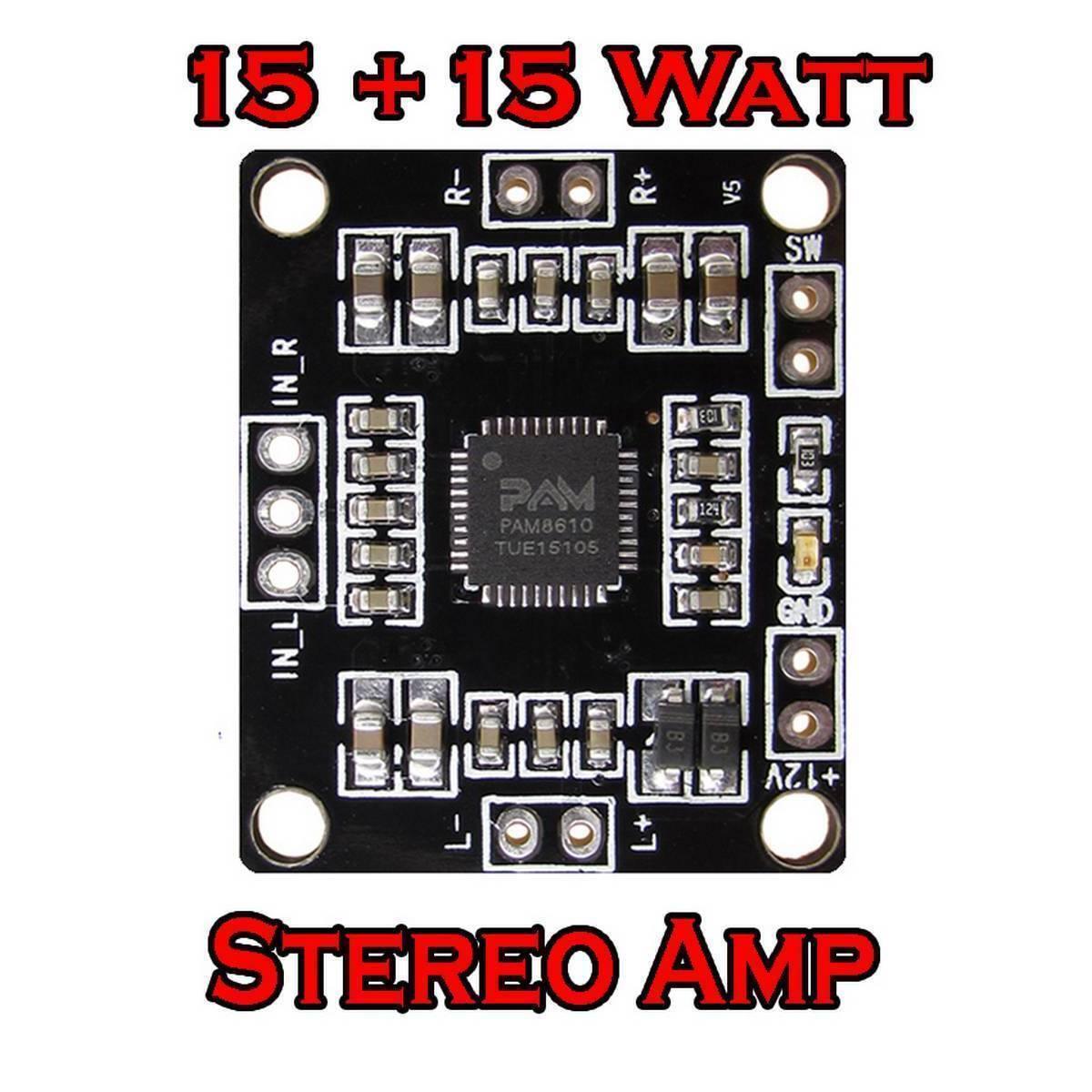Xhm181 Xh M181 Pam8610 12v Dual-channel Stereo Audio Amplifier Board