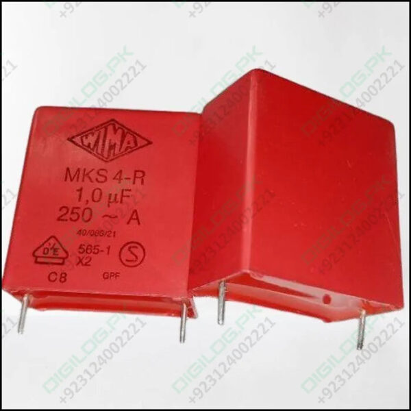 1.0uF 250V Capacitor Polyester Made In Germany WIMA MKS