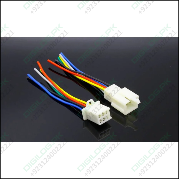 1 Kit 6 Pin Way Electrical Wire Connector Plug Set auto connectors with cable/total length 21CM