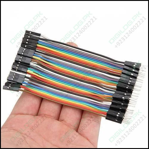 10cm Pin To Hole Jumper Wire Dupont Line 40 Pin Male To Female Arduino Jumper Wires