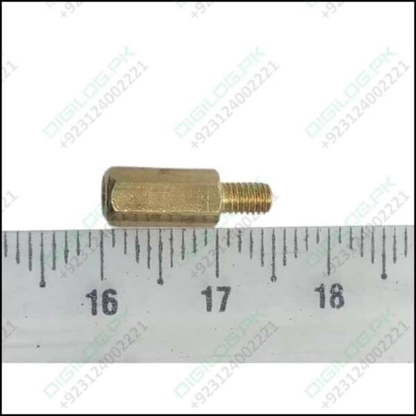 10mm+5mm M3 Male To Female Pcb Spacer Brass Standoff