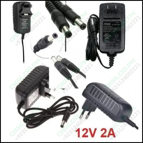 12v 2a Power Supply Adapter Ac Dc Switching Regulated Supply Refurnished