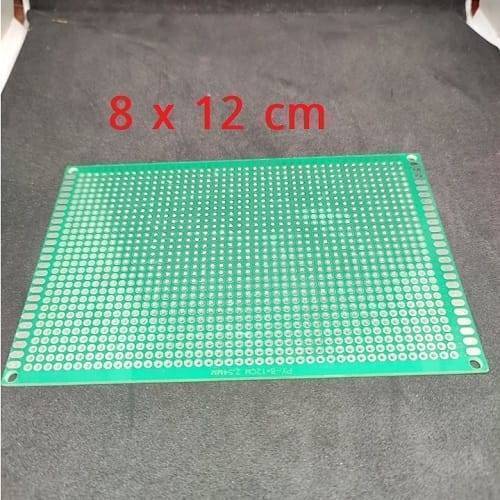 12x8cm Single Side Dot Veroboard Stripboard Printed Circuit PCB Project Board