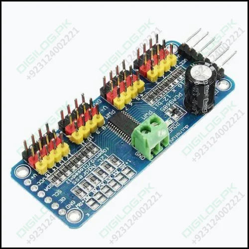 16 Channel Servo Motor Driver Pca9685 12 Bit Pwm I2c Module For Arduino