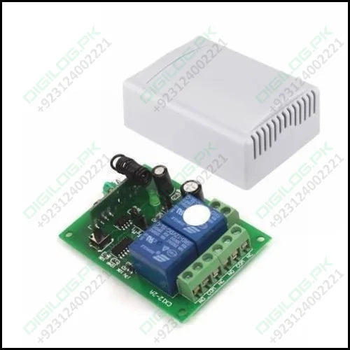 2 Channel Rf Wireless System Remote Control Switch Module With Shell 12v 10a 315mhz For Smart Home