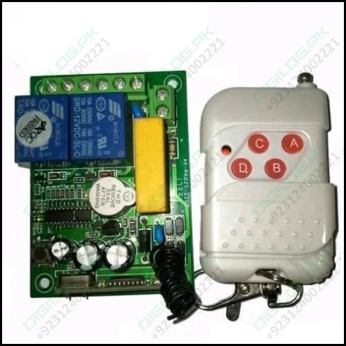 2 Channel Wireless 433mhz Remote Control Switch Module Ak Rk02s 220b With Rf Remote Controller Transmitter