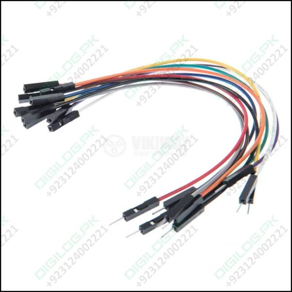 20cm Pin To Hole 1 Pin Jumper Wire Dupont Line Arduino Male To Female