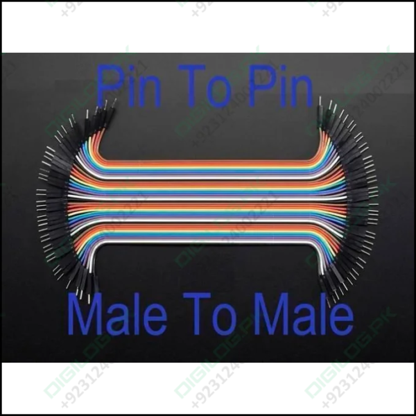 20cm Pin To Pin Jumper Wire Dupont Line 40 Pin Arduino Male To Male Jumper Wire