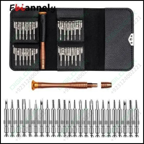 25 In 1 Precision Screwdrivers Set,mini Screwdrivers Repair Tools Kits With Leather Case For Mobile Phone, Pc Laptop, Macbook, Tablet, Ipad, Computers
