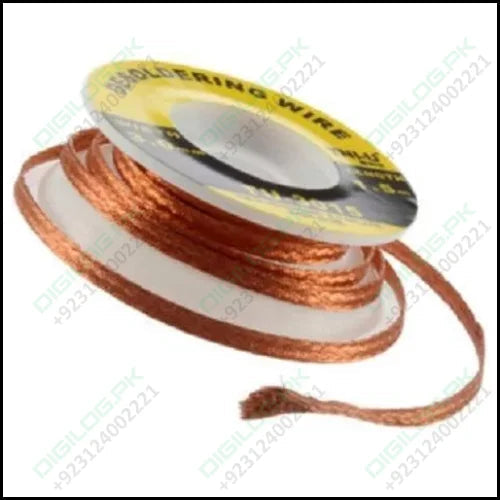 2ft Braid Solder Remover Wick 0.75m 2.0 Mm Desoldering Copper Spool Wire