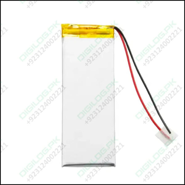 3.7v 800mah Battery Rechargeable Lithium Polymer Ion