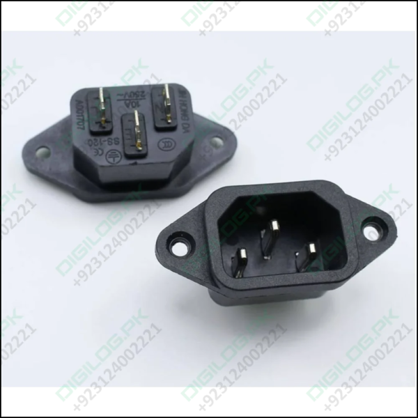 3 Pin Male Power Socket (computer Socket)