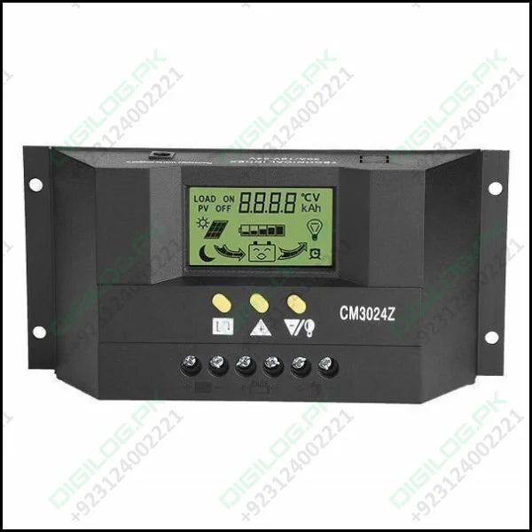 30a 12v/24v Lcd Solar Panel Regulator Generator Charge Charging Controller Cm3024z