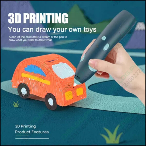 3d Pen For 3d Printing, Pcl Drawing Pen, Usb Chargeable 3d Pen With Safe Pcl Filament