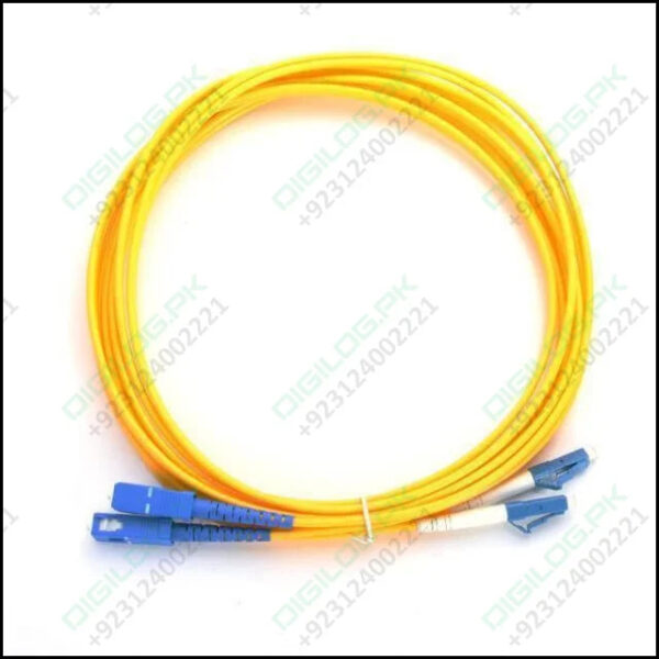 3m Lc-sc Duplex Single Mode Fiber Optical Optic Patch Cord Jumper Cable Lc To Sc