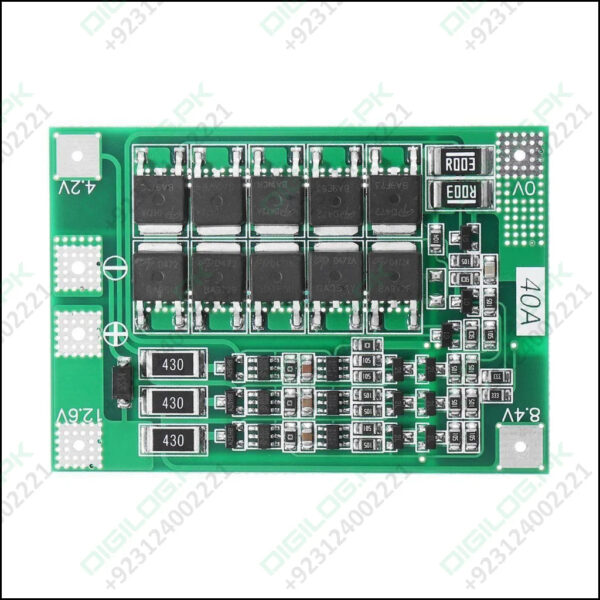 3s 40a Bms 11.1v 12.6v 18650 Lithium Battery Protection Board With 100ma Balancing Feature