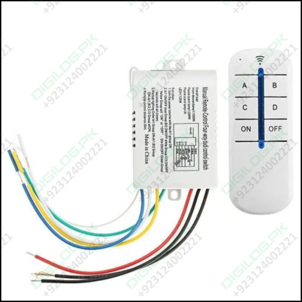 4 Channel Remote Control Switch On Off 220v | Home