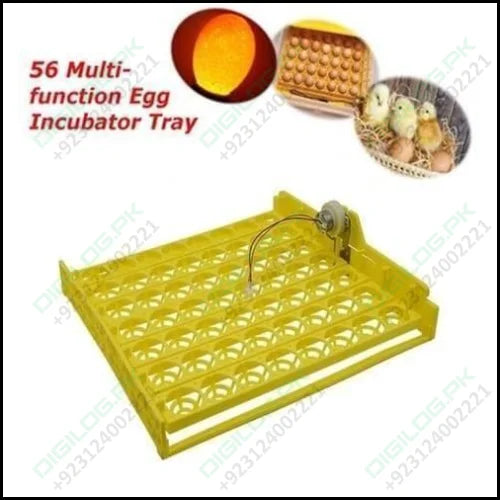 56 Eggs Tray Poultry Chicken Bird Eggs 12v Incubator Turner Tray With Turning Motor