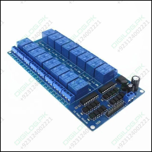 5v 16 Channel Relay Module With Optocoupler Lm2576 Power Supply