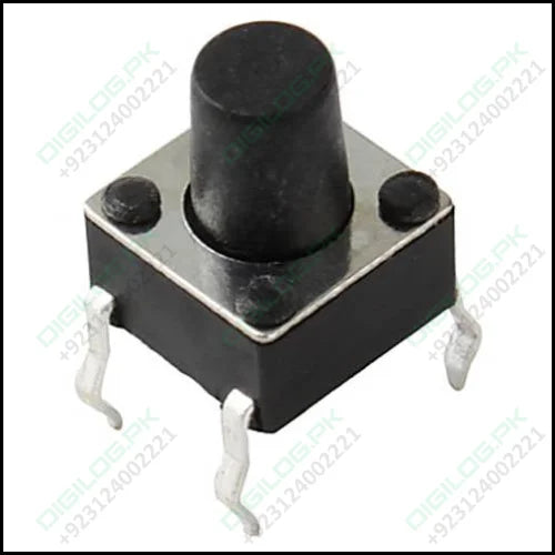 6 x 6 x 6mm 4 Pin Dip Tactile Momentary Push Button Switch