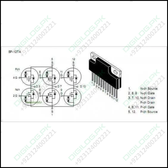 6am13 Silicon N-channel/p-channel Complementary Power Mos Fet Array In Pakistan