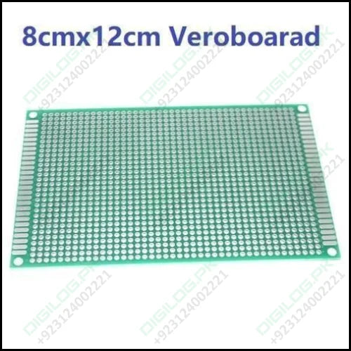 8x12cm Double Sided Fiberglass Pcb Veroboard Stripboard Circuit Project Board