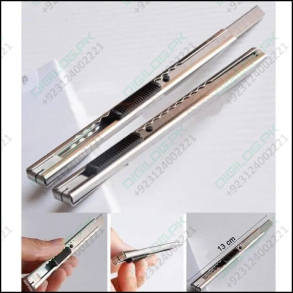 9mm Stainless Steel Auto-lock Snapper Utility Paper Knife Cutter
