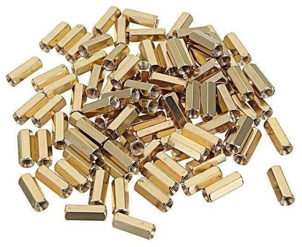 25mm Brass PCB M3 Hex Female Threaded Spacer