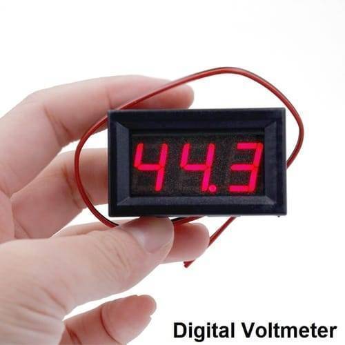 Mini Digital Voltmeter DC 5-120V DC Led Display Voltage Monitor Guage DSN DVM 568HV