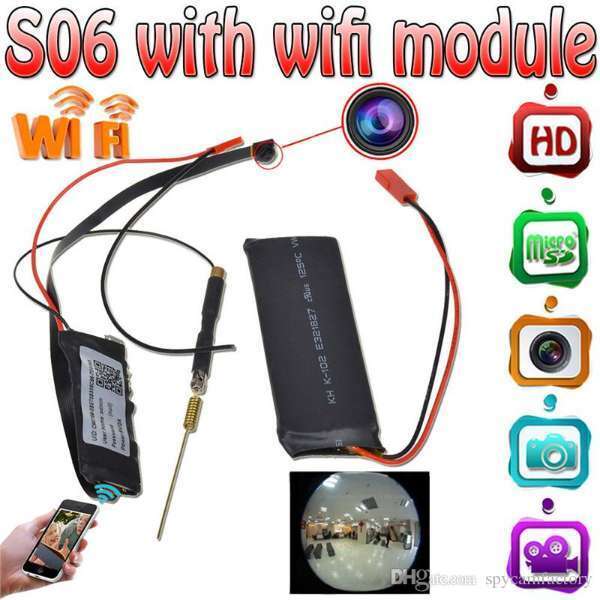 Spy Camera IP wireless camera WIFI 1080p with Battery S06 Mini