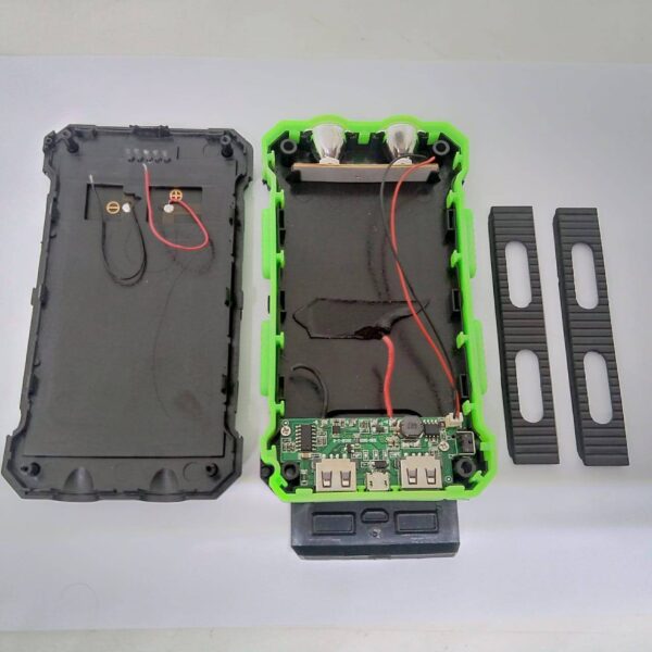 Used Dual USB DIY Solar Power Bank Case Kit With LED Light Compass In Pakistan