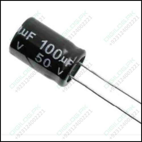 Aluminium 100Uf 50V Electrolytic Capacitor